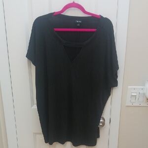 Torrid Black Short Sleeve Top
